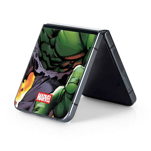 Marvel Avengers Assemble Hulk Galaxy Z Flip5 5G Skin